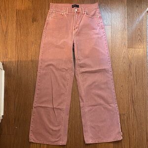 GAP Pink Wide Leg Jeans